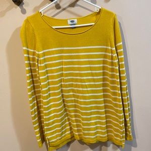 Yellow Striped Sweater